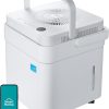 ราคาพิเศษจำนวนจำกัด ฿69：เครื่องลดความชื้น Midea Cube ขนาด 20 พินต์ สำหรับห้องใต้ดิน พื้นที่สูงสุด 1,500 ตารางฟุต มาพร้อมสายท่อน้ำทิ้ง ได้รับการรับรอง ENERGY STAR ควบคุมแบบสมาร์ท รองรับการสั่งงานด้วย Alexa สีขาว